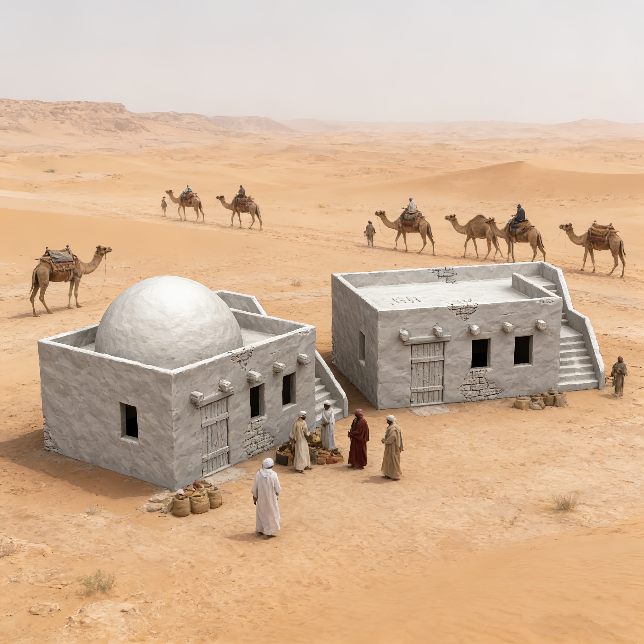 3DMAGIC Arabian Village RPG Terrain Set for Tabletop Games